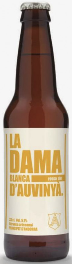 Cervesa Alpha La Dama Blanca d’Auvinyà Rossa Ale