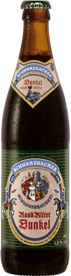 Schloßbrauerei Schwarzbach (Schwarzbacher) Raubritter Dunkel
