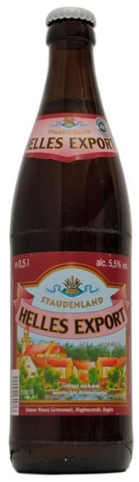Brauerei Usterbach Staudenland Helles Export