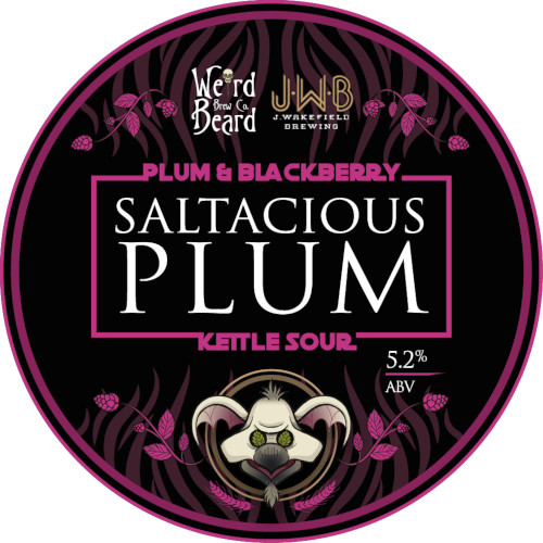 Weird Beard Brew Co. Saltacious Plum