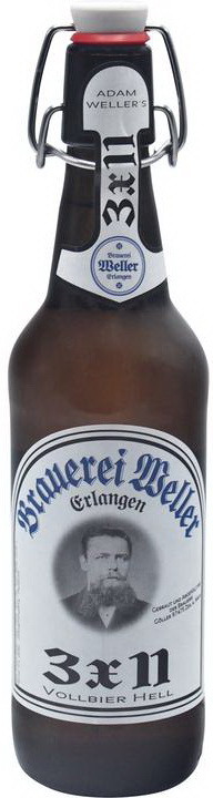 Brauerei Weller Erlangen 3 x 11