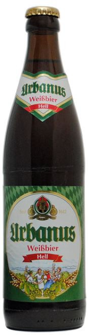 Bayrische Graf zu Törring-Jettenbach Brauerei Urbanus Weißbier Hell