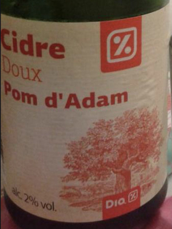 DIA Group (France) Cidre Doux Pom d'Adam