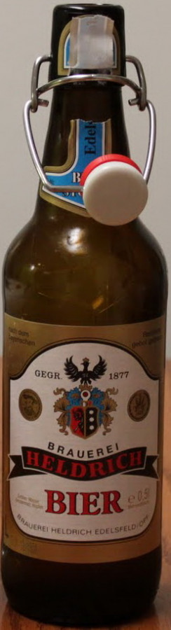 Brauerei Heldrich Edelsfelder Blau Stöpsel