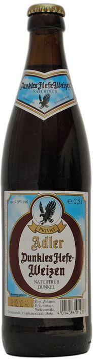 Brauerei Zum Schwarzen Adler Adler Dunkles Hefe-Weizen