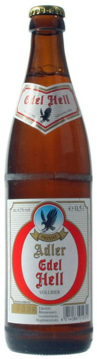 Brauerei Zum Schwarzen Adler Adler Edel Hell