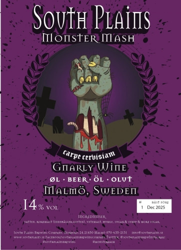 South Plains Brewing Company Monster Mash