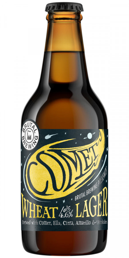Brutal Brewing Comet Wheat Lager