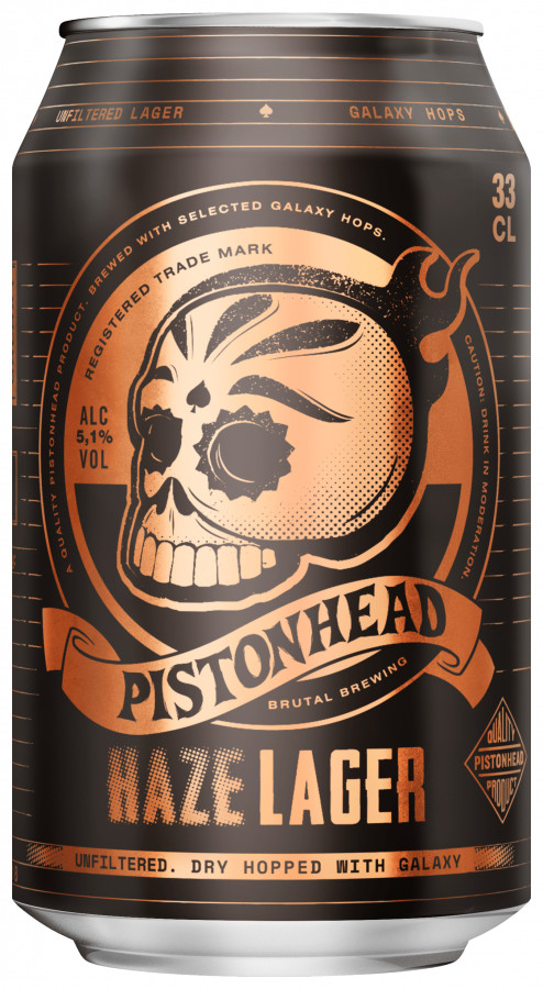 Brutal Brewing Pistonhead Haze Lager (5.1%)