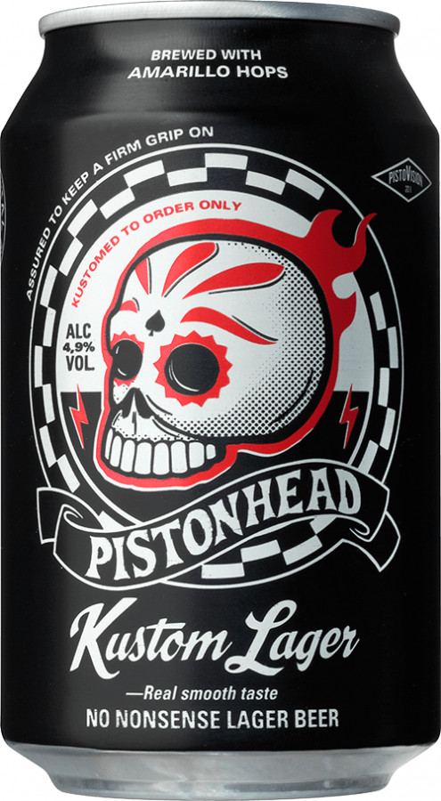 Brutal Brewing Pistonhead Kustom Lager 4.9%