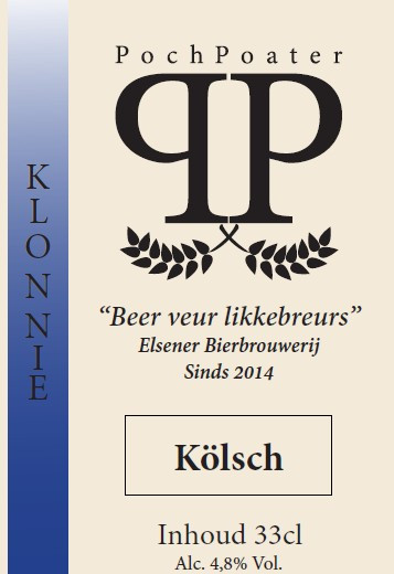 PochPoater - Elsener Bierbrouwerij Klonnie Kölsch