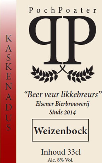 PochPoater - Elsener Bierbrouwerij Kaskenadus Weizenbock