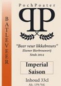 PochPoater - Elsener Bierbrouwerij Batleveer Imperial Saison
