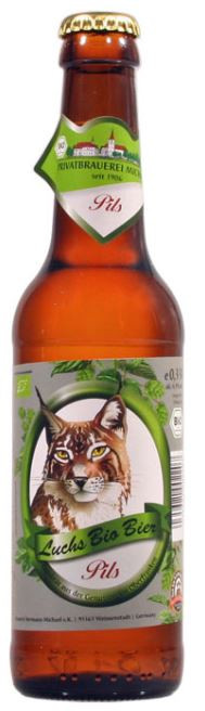 Privatbrauerei Michael Luchs Bier Bio Pils