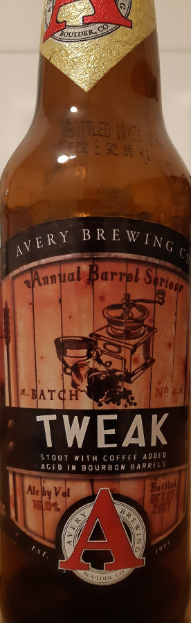Avery Brewing Company Tweak (Batch No. 4)  (2017)