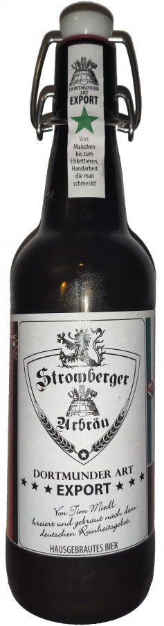 Hausbrauerei Mario Miedl (Stromberger Urbräu) Dortmunder Art Export