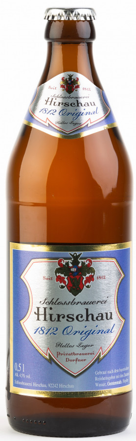 Schlossbrauerei Hirschau (Hirschauer) 1812 Original Helles Lager
