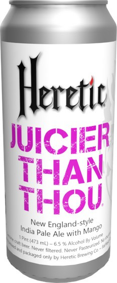 Heretic Brewing Company Juicer Than Thou Mango