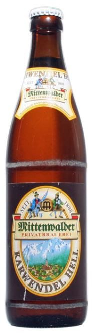 Brauerei Mittenwald Karwendel Hell