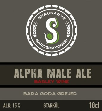 Snausarve Gårdsbryggeri Alpha Male Ale