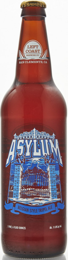Left Coast Brewing Company Asylum Belgian-Style Tripel Ale