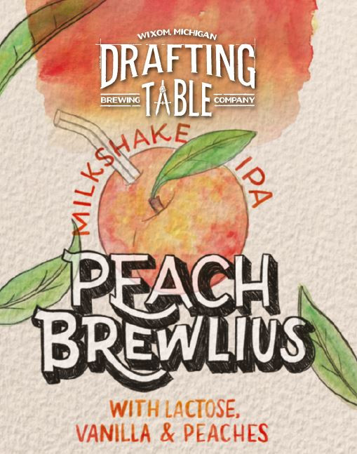 Drafting Table Brewing Company Peach Brewlius