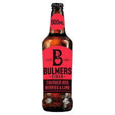 Bulmers Cider Crushed Red Berries and Lime