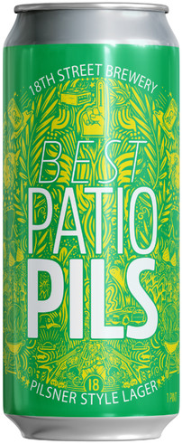 18th Street Brewery Best Patio Pils