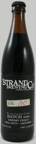 Strand Brewing Company Batch 100 Stout