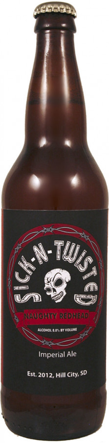 Sick-N-Twisted Brewing Company Naughty Redhead Imperial Red Ale