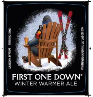 Wasatch Brewery First One Down Winter Warmer Ale