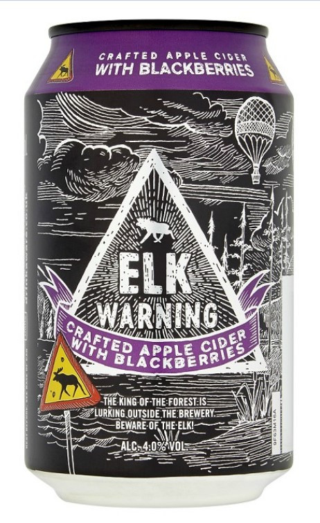 Sofiero Bryggeri Elk Warning with Blackberries