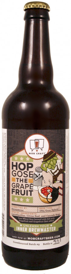 MobCraft Beer Crowdsourced Batch # 9 Hop Gose the Grapefruit