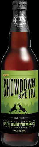Great Divide Brewing Company Showdown Rye IPA
