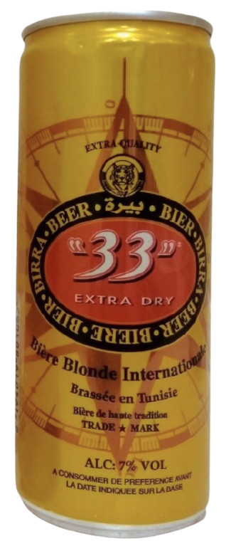 Société Frigorifique et Brasserie de Tunis (SFBT) 33 Extra Dry