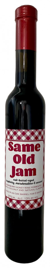 Misbeehavin' Meads Same Old Jam - Oak-Barrel-Aged, Raspberry, Marshmallow & Coconut