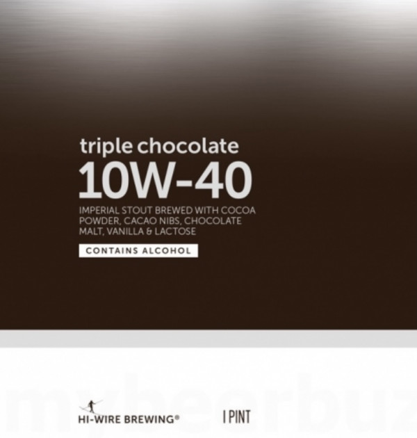 Hi-Wire Brewing 10W-40 (Triple Chocolate)