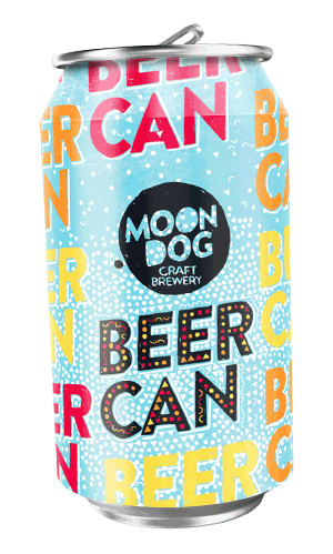 Moon Dog Craft Brewery Beer Can