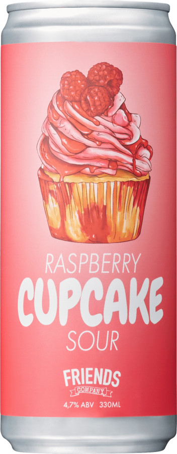 Friends Company Brewing Raspberry Cupcake