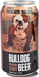 McKenzie Brewing Bulldog Premium Stout