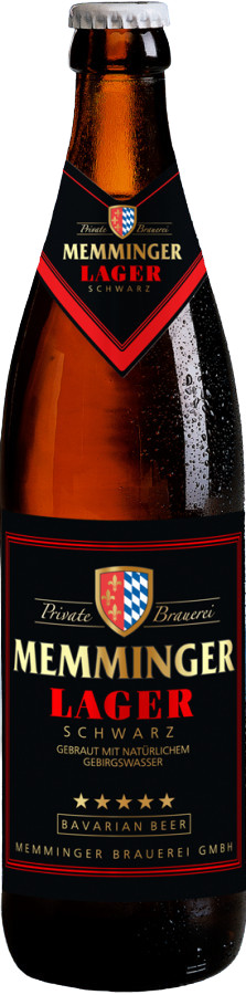 Memminger Brauerei Memminger Lager Schwarz