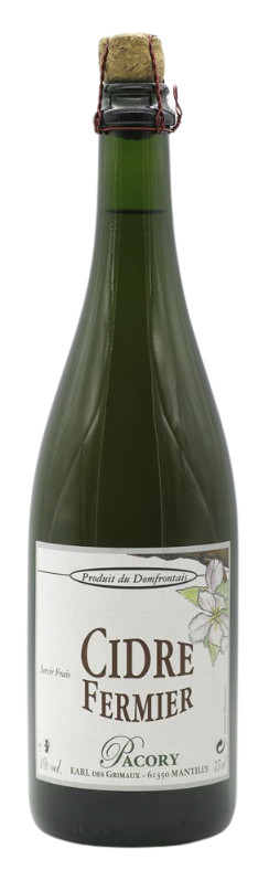 Pacory - Ferme des Grimaux Cidre Fermier Doux