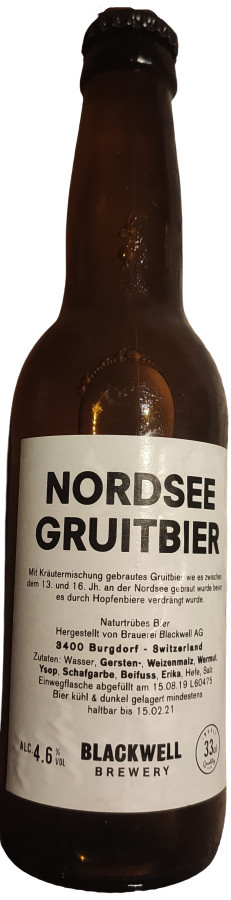 Blackwell Brewery Nordsee Gruitbier