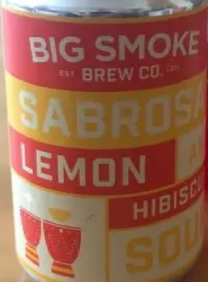 Big Smoke Brew Co. Sabrosa Lemon & Hibiscus Sour
