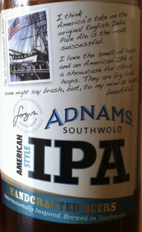 Adnams American Style IPA (Bottle)