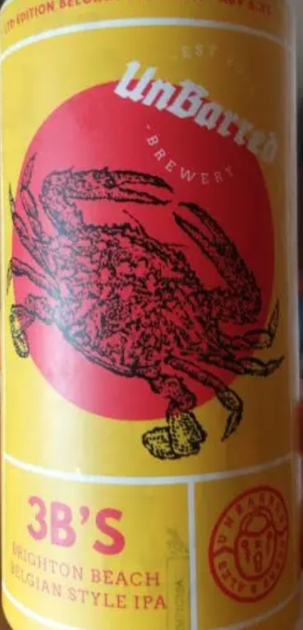 UnBarred Brewery Soundwaves 3Bs