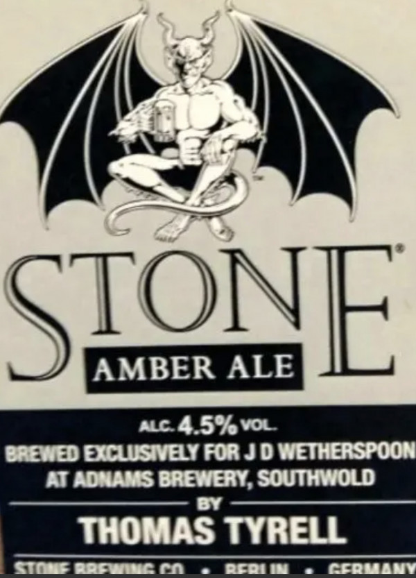 J D Wetherspoon Amber Ale