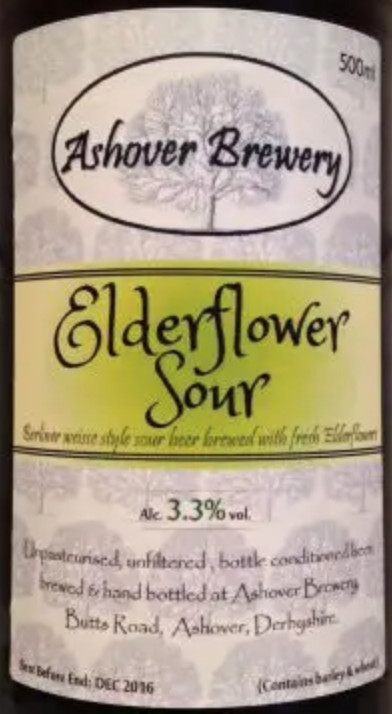 Ashover Brew Co. Elderflower Sour