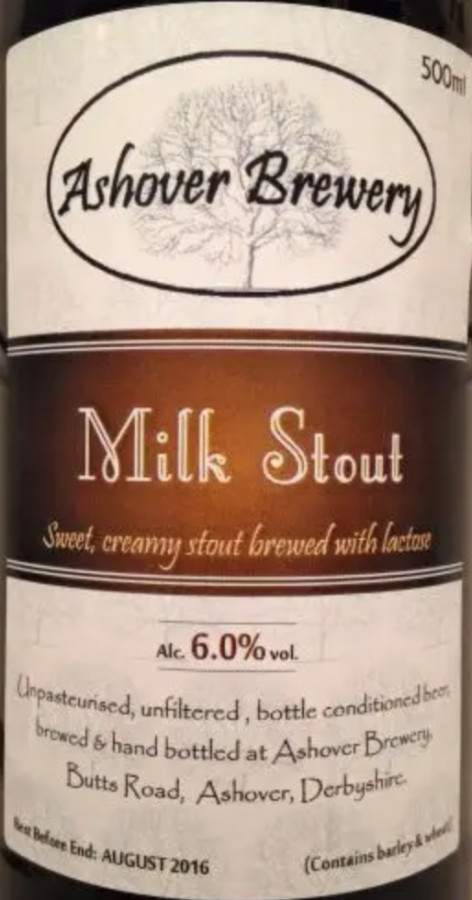 Ashover Brew Co. Milk Stout