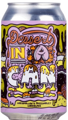Amundsen Brewery Dessert in a Can - Marshmallow & Passionfruit Cheesecake